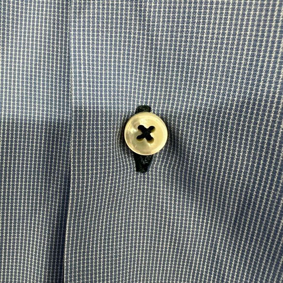 Estate Robert Talbott Tailored Check Sutter Tailored Dress Shirt Men's Size 15.5 - Picture 6 of 10